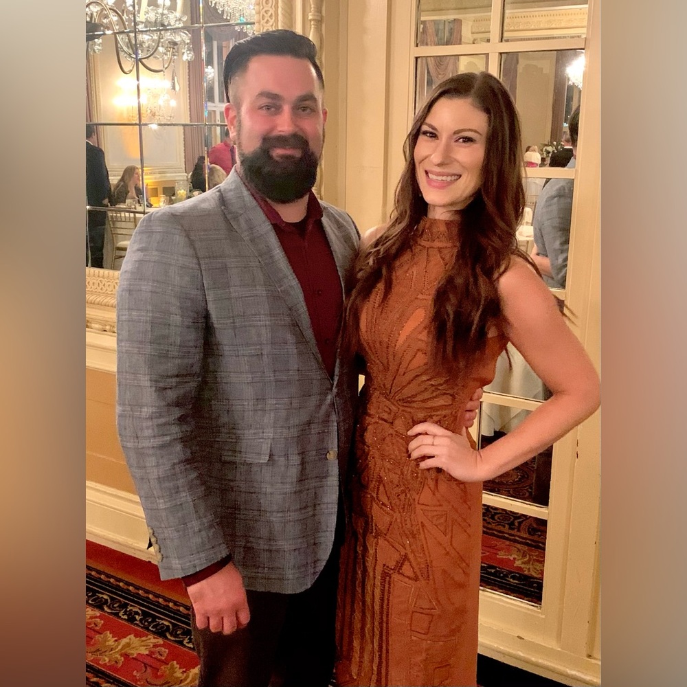 ASOS Rust Sleeveless Midi Dress